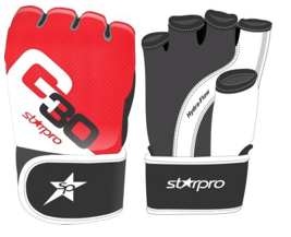 MMA-traininghandschoen Starpro G30 | rood-zwart-wit