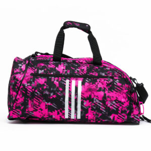 Adidas sporttas en rugzak  | zwart-roze camoprint