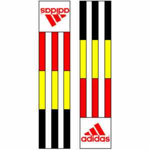 Adidas-schouderlabels voor je judopak | Belgische vlag