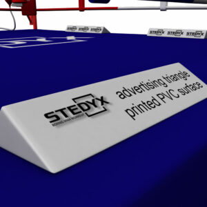 Adverteren in de boksring | Stedyx adverteerbalk | pvc-vinyl