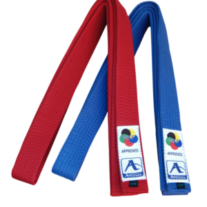 Karateband voor kumite (competitie) Arawaza | rood & blauw