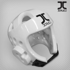 Taekwondo-hoofdbeschermer JCalicu | WT-goedgekeurd | wit