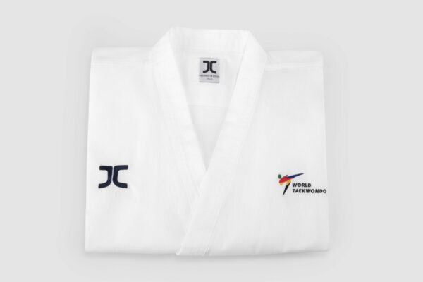 Poomsae taekwondo-pak mannen JC-Club | WT | wit | maat 210