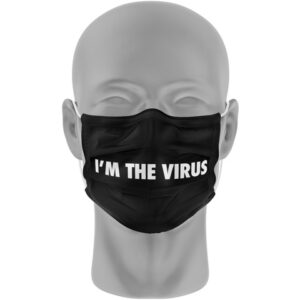 Mondmasker (herbruikbaar) Nihon | 'I'm the virus'-print