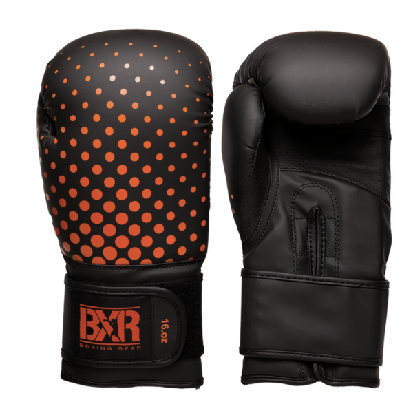 Hybride bokshandschoenen BXR | zwart-oranje | OP = OP