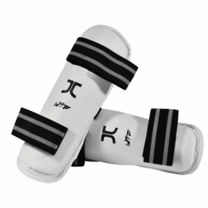 Taekwondo-scheenbeschermers JC-Club | WT | wit