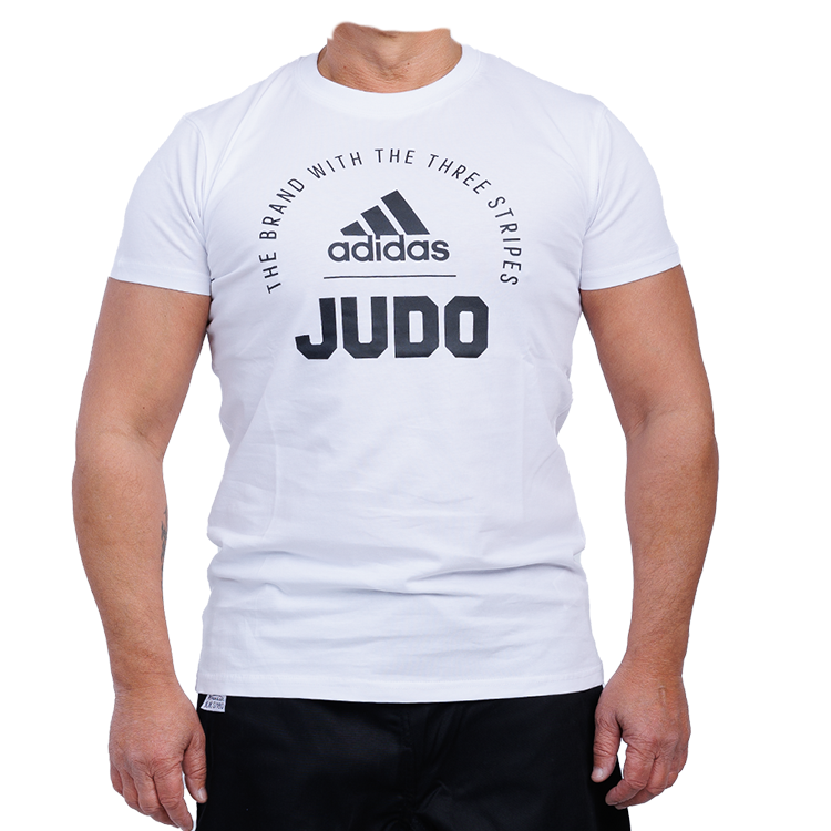 Lotsbestemming Speel teller Adidas Community 21 T-shirt Judo | wit met zwarte opdruk - ADICLTS21-J