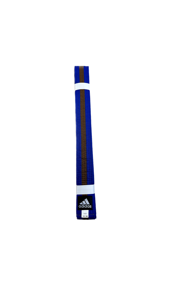 Adidas Judoband Club 2-kleurig Blauw/Bruin maat 340