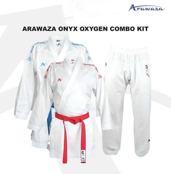 Arawaza kumite-karatepak Onyx Oxygen | set  | WKF-approved