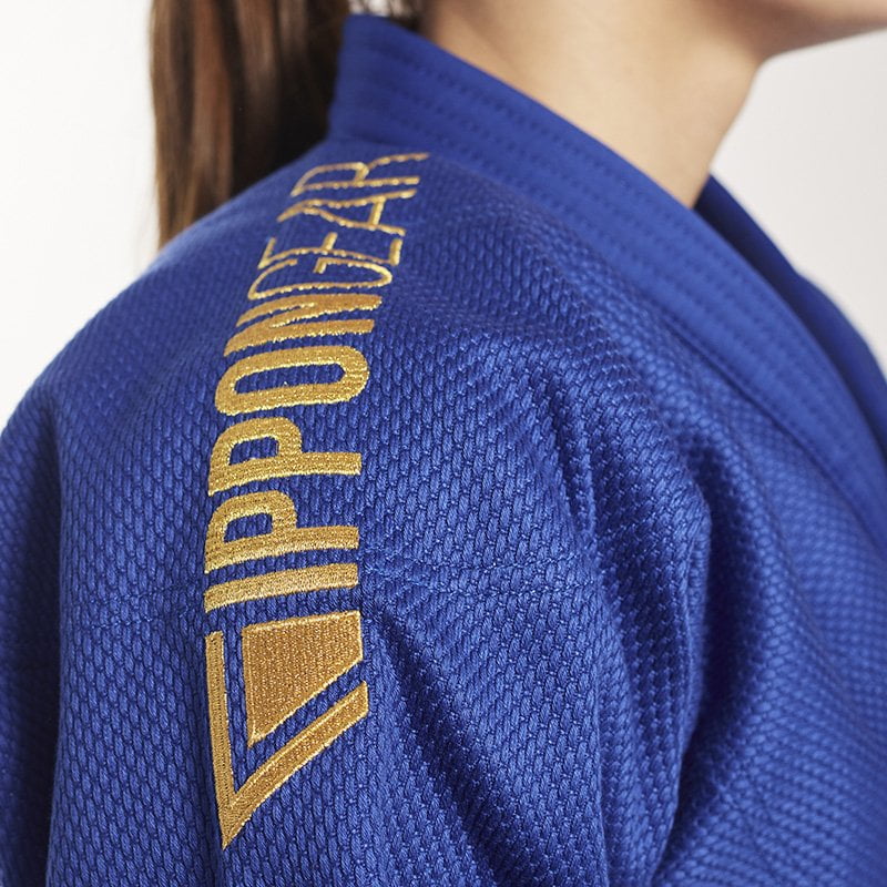Ippon Gear Legend Slimfit, IJF goedgekeurd blauwe jas, foto 4 van 5
