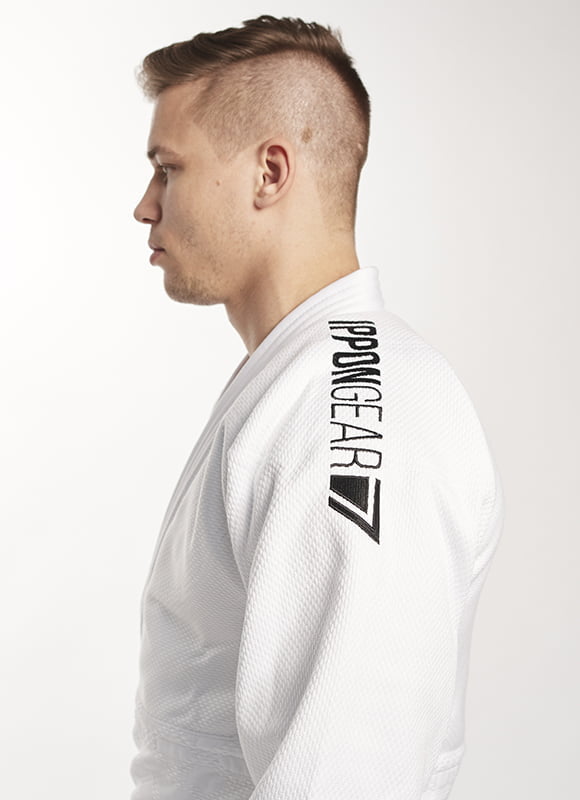 Ippon Gear Legend regular IJF gekeurde Witte judojas, foto 2 van 3
