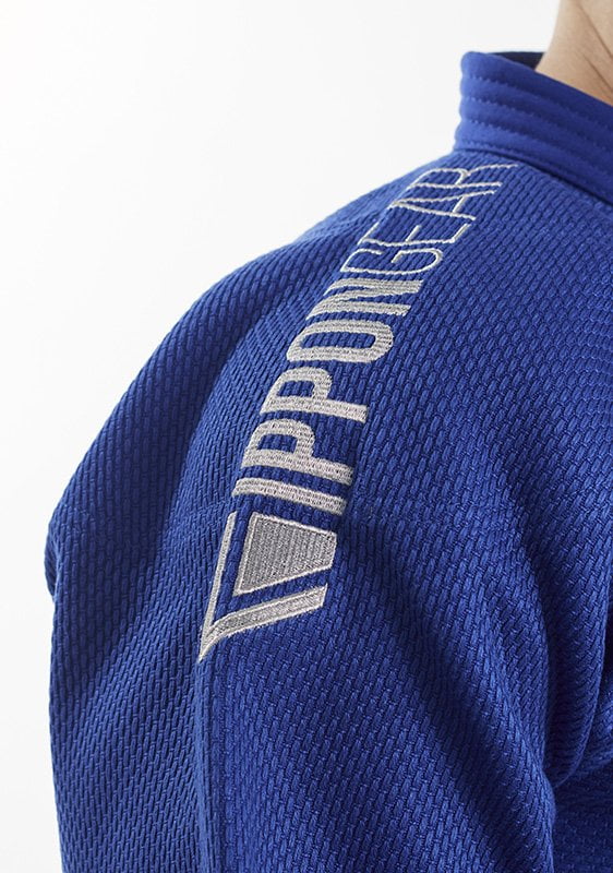 Ippon Gear Fighter Legendary blauwe regular judojas, foto 3 van 6