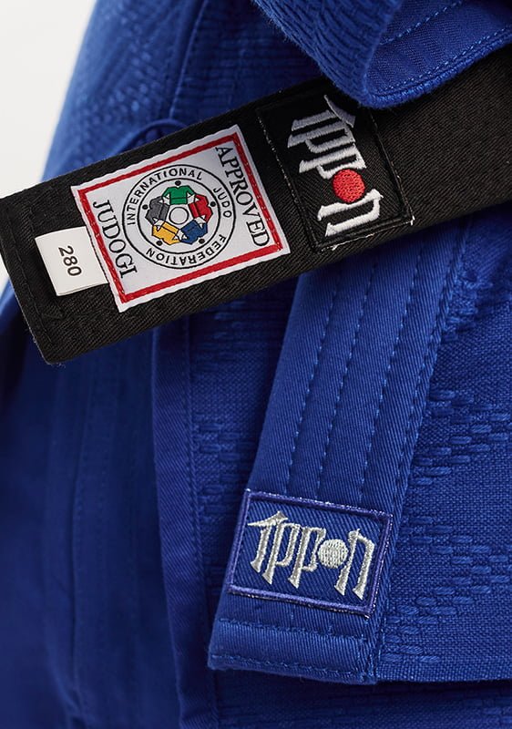 Ippon Gear Fighter Legendary Slim Fit judojas Blauw, foto 2 van 6