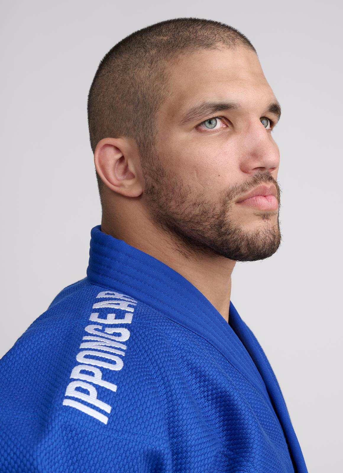Ippon Gear Fighter 2 blauwe jas slimfit, foto 2 van 5