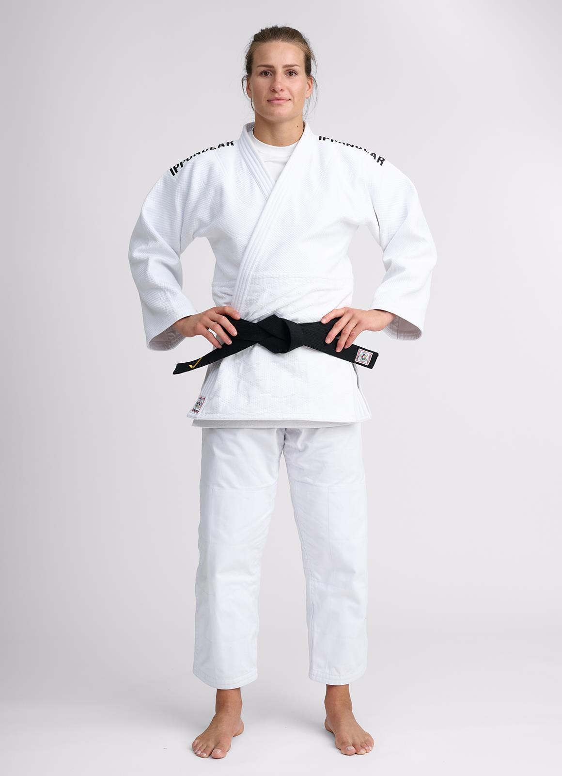 Ippon Gear Legend 2 IJF witte jas regular, foto 3 van 6