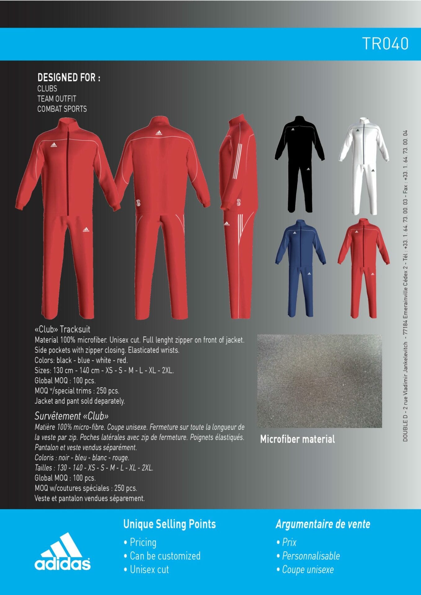 adidas trainingspak TR40 adidas trainingspak TR40