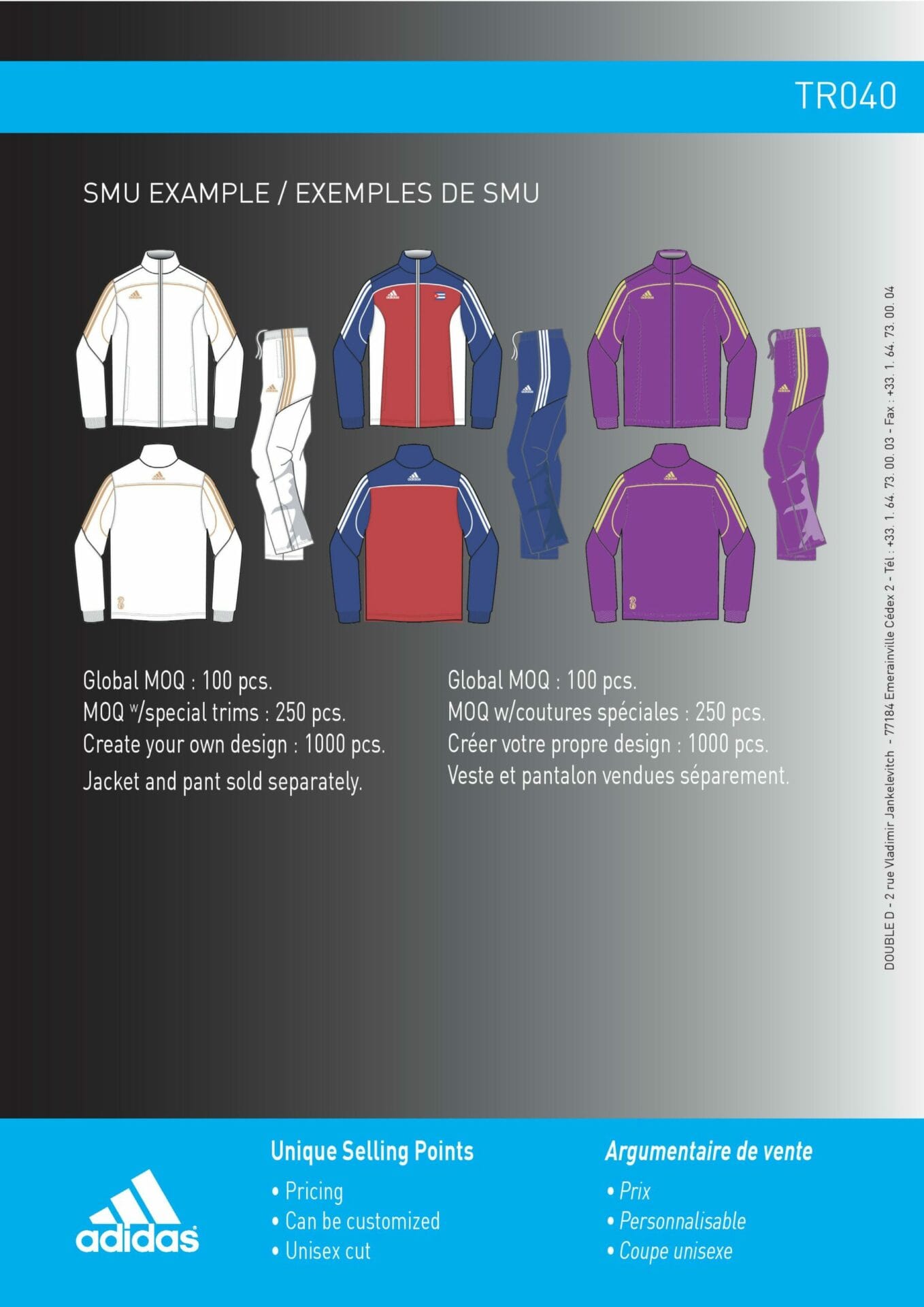 adidas trainingspak TR40 adidas trainingspak TR40