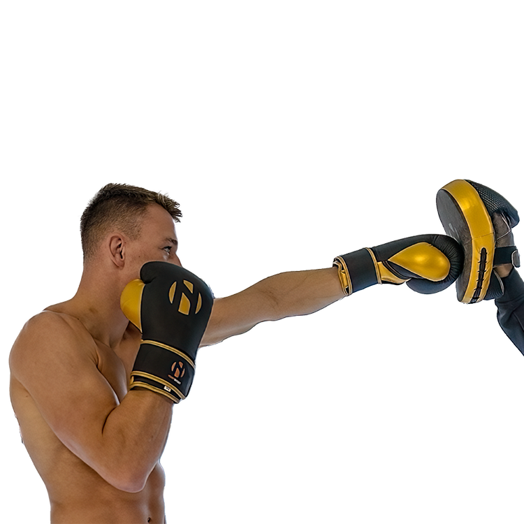Maatvoering (kick)bokshandschoenen